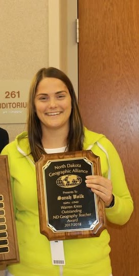 headshot of your instructor, Sarah Volk